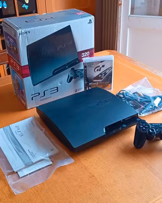 Console Sony PS3 Slim 320GB Playstation 3 Scatola