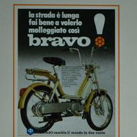 Stampa Pubblicitaria Piaggio Bravo anni'70