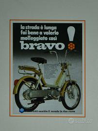 Stampa Pubblicitaria Piaggio Bravo anni'70