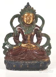 Statua divinità Buddista Tibetana Amitabha Buddha