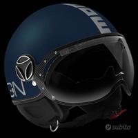 Casco momo ftgr evo blue matt / silver