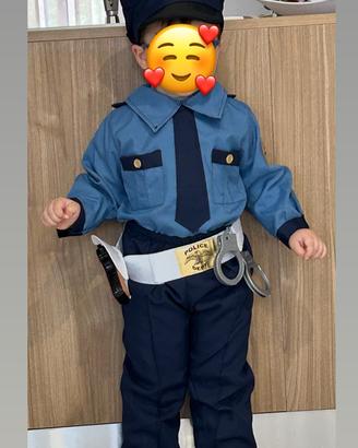 Abito per travestimento di carnevale Poliziotto
