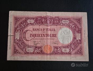 Banconota 500 Lire 1943