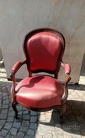 poltrona stile luigi filippo 