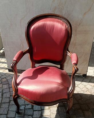 poltrona stile luigi filippo 