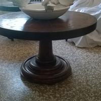 Tavolino da tè "ruota carro antico"