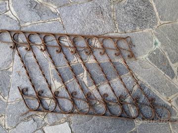 Ringhiera ferro battuto per scala