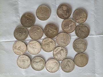 Monete 500 lire argento