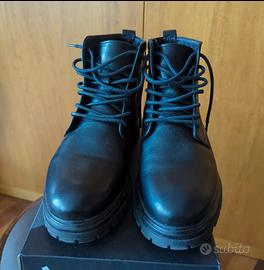 Stivali in pelle Bianco