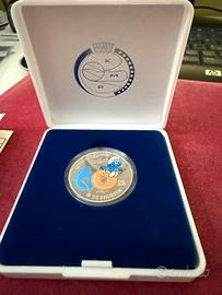 Belgio 5 euro argento 60 *anniversario dei puffi