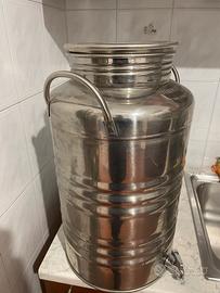 Contenitore inox per olio/vino