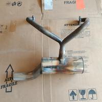 scarico acciaio fiat 500/126