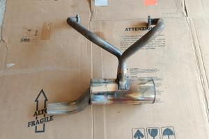 scarico acciaio fiat 500/126
