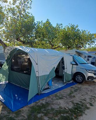 Veranda gonfiabile per Van Decathlon