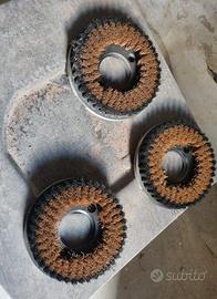 3 Spazzole Circolari per Lucidatrice Ø13cm -