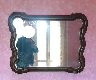 Grande Specchio da parete in legno