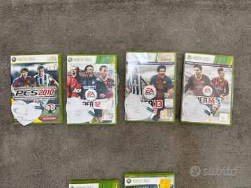 Giochi calcio Xbox 360 - PES 2010 + FIFA 12,13,14