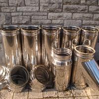 Canne fumarie acciaio inox tubi