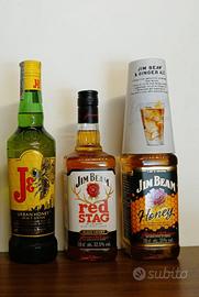 3 Whisky Jim Beam e J&B