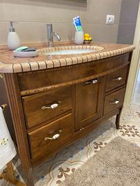 Mobile bagno con lavello ad incasso