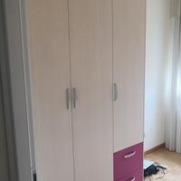 cameretta bambini con letto soppalco 