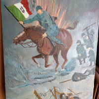 Quadro dipinto guerra