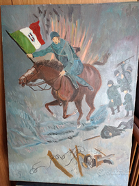Quadro dipinto guerra