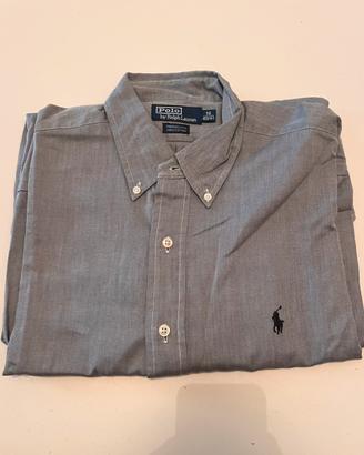 Camicia polo Ralph Lauren Yarmouth-grigia