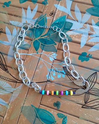 Collana con spilla da balia!