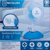 Ventilatore Da Tavolo Scrivania Nataluna 2 In 1