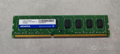 Ram ADATA 4 GB DDR3 1600MHz