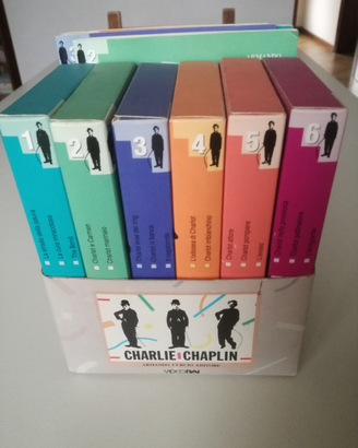 Cofanetto 6 VHS CHARLIE CHAPLIN