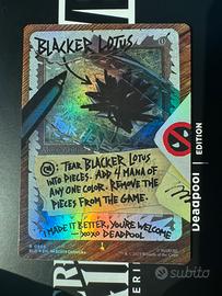 Blacker Lotus Mtg Deadpool Magic the Gathering
