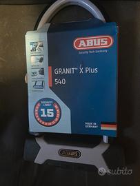 lucchetto abus granit x-plus 540 sicurezza 15/15