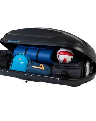 Box da tetto auto Bermude 100 304L + 2 barre
