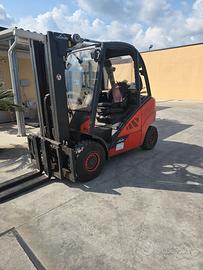 Linde H30 evo diesel carello elevatore triplex 