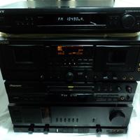 Impianto audio pezzi singoli Luxman sony pioneer