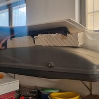 Baule portapacchi con barre wolkswagen originali