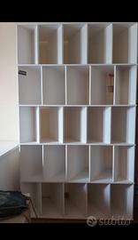 Libreria BONALTO laccata bianca 