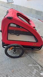 Rimorchio per cani per bicicletta
