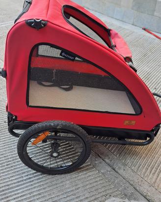 Rimorchio per cani per bicicletta