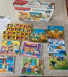 5 giochi educativi  x 2 anni sapientino