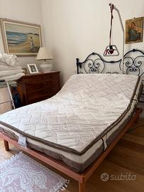 Letto matrimoniale con rete motorizzata