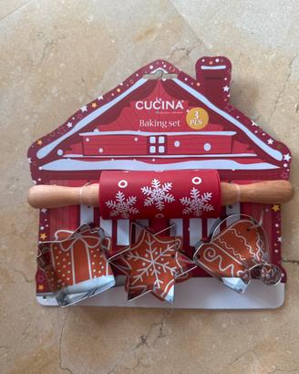 Set natalizio per biscotti La Cucina
