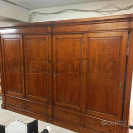 ARMADIO VECCHIO 4 ANTE SCORREVOLI