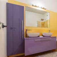 Mobile bagno completo con colonna, base e 2 vasche