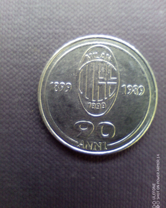 Milan 1989 token commemorativo