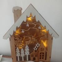 casetta natalizia decorativa 