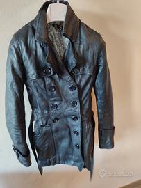 Cappottino/trench in vera pelle celyn b.