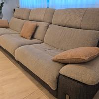 Divano relax con alzapiedi elettrico